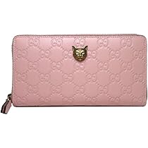 ❣️未使用❣️❣️GUCCI❣️ピンクレザー 長財布 キャットモチーフ　548055 ❣️未使用❣️GUCCI ピンクレザー 長財布 キャットモチーフ 548055